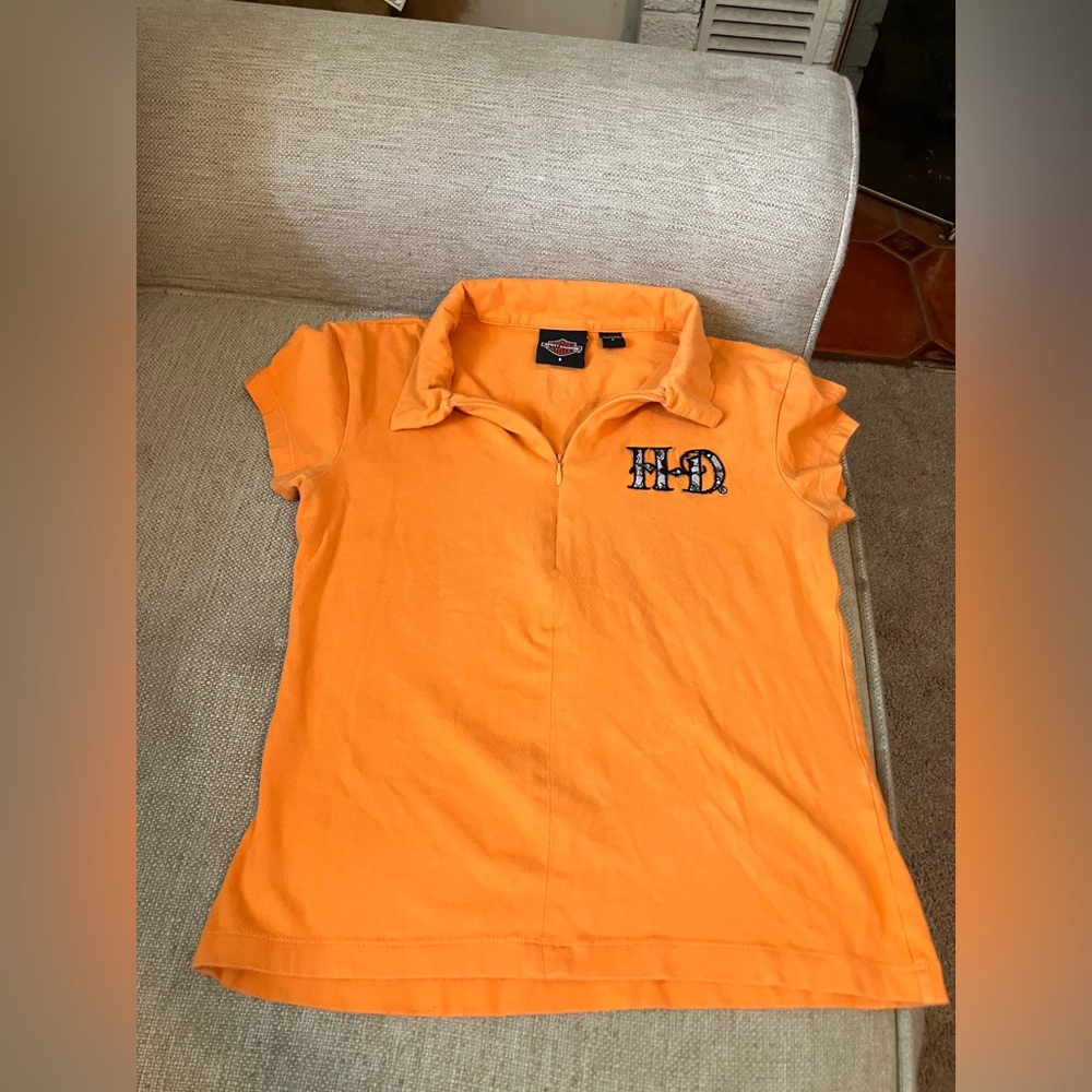 Harley Davidson short sleeve tee with lace letters